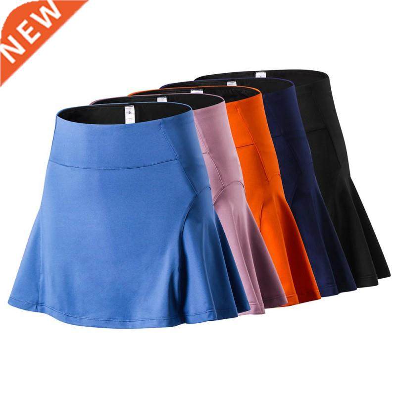 Women's High Waist Sports Skirt Pants Yoga Fitness Tennis Sk图片