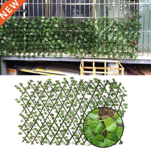Artificial Rattan Garden Plant Fence Green Rattan Privacy