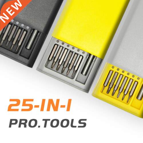 25-IN-1 Screwdriver Bit Set Precision Magnetic Screw Driver