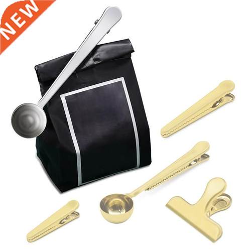 Coffee Scoop Clip Sealing Bag Clip for Tea Instant Drinks Ta