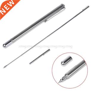 2 in 1 Pointer Telescopic Extendable Steel Ballpoint Pen Tea