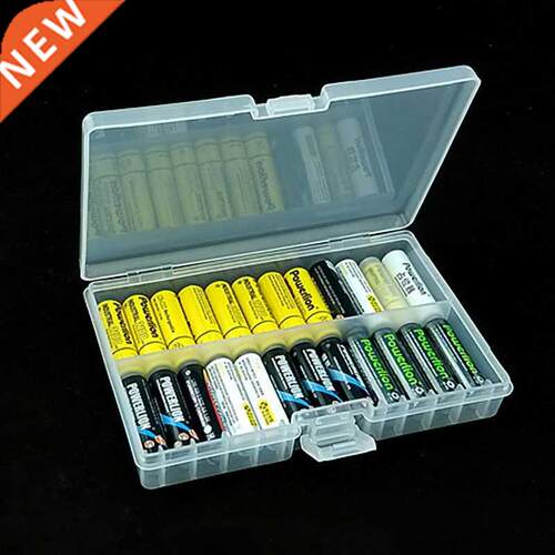 Cell Batteries Holder Plastic Case Portable Battery Case Hol