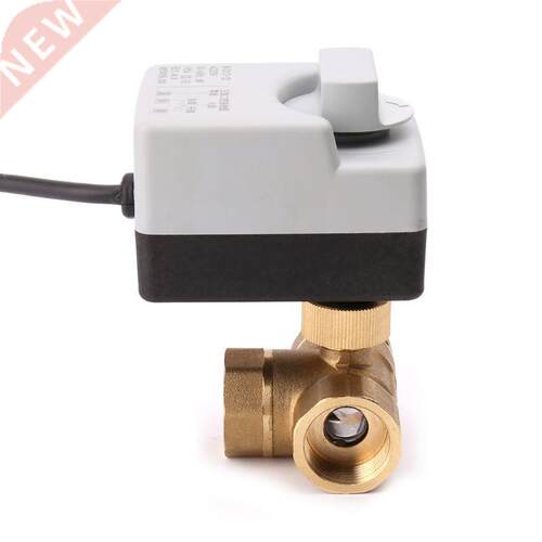 Ac220V Dn25 3-Way Electric Motorized Ball Valve Three-Wire