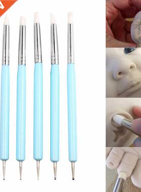 5Pcs/set Double-Ended Dottng Tools Set Nal Art Embossng