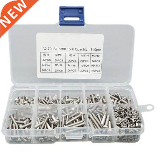 D Printer Parts M Screw Nut Set Stainless Steel Hexagon So