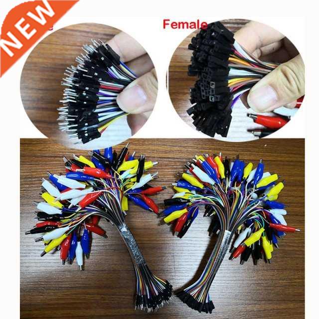 10pin Double-end Alligator Clips Jumper Wire Male Female Cro
