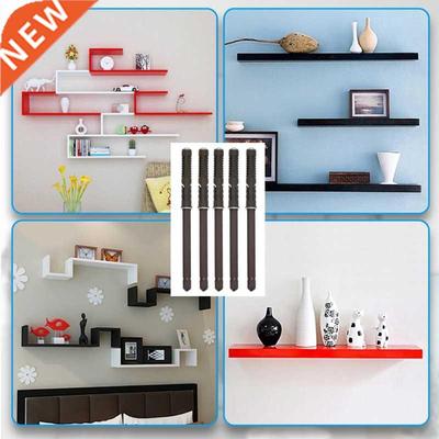 6Pcs Hidden Floating Shelf Brackets Invisible Wall Shelf