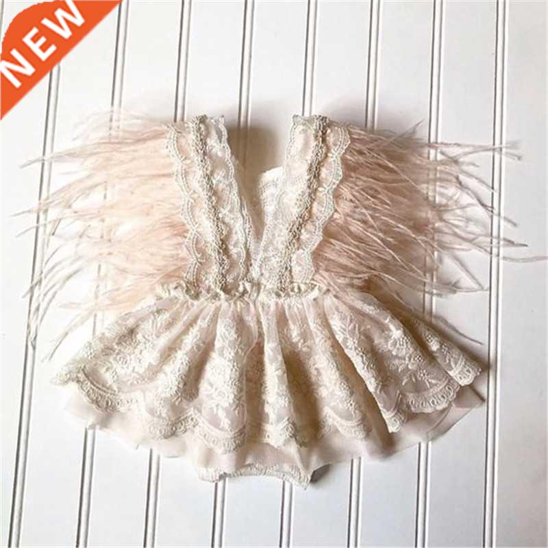 Princess Infant Baby Girls Lace Embroidery Romper Dress Swee