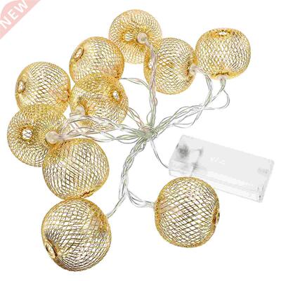 1pc Iron Craft Lantern Shaped Lamp Ornament Christmas Light