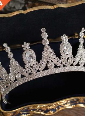 Luxury Tiaras And Crowns CZ Zirconia Princess Pageant Engage