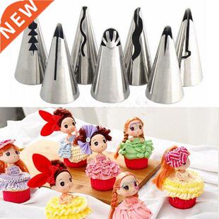 5PCS Wedding Cake Decorating Icing Stainless Steel Russian N