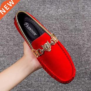 Big Size 8-48 Men Casual Shoes Fashion Men Shoes Suede Leat