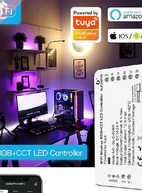 Gledopto tuya WiFi LED Controller RGBCCT Control For RGB