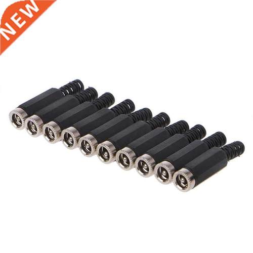 10 Pcs 5.5x2.5mm Female DC In-Line Plug Socket Jack Connecto
