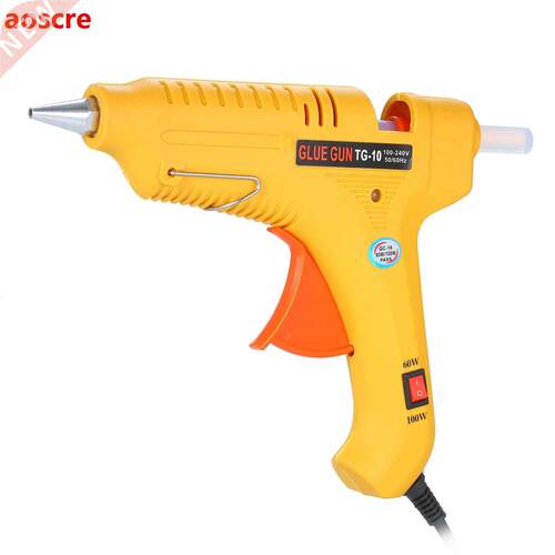 Yellow GT-10 Hot Melt Glue Gun 60W/100W Power Thermostat Hea