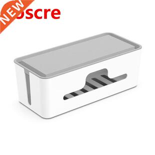 Power Strip Box Desktop Wire Organizing Box Hard Cable Winde