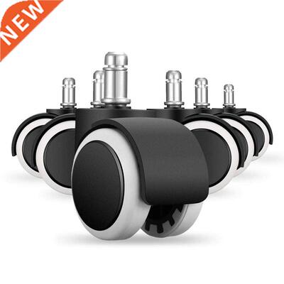 Office Chair Caster 6 pcs x Chair Replacement Wheels Swivel