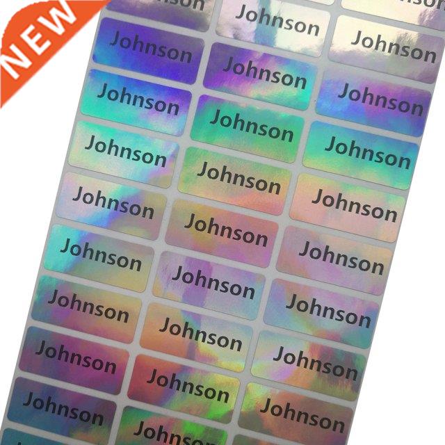 Waterproof Name Lable Tags Custom Stickers For Children Scho