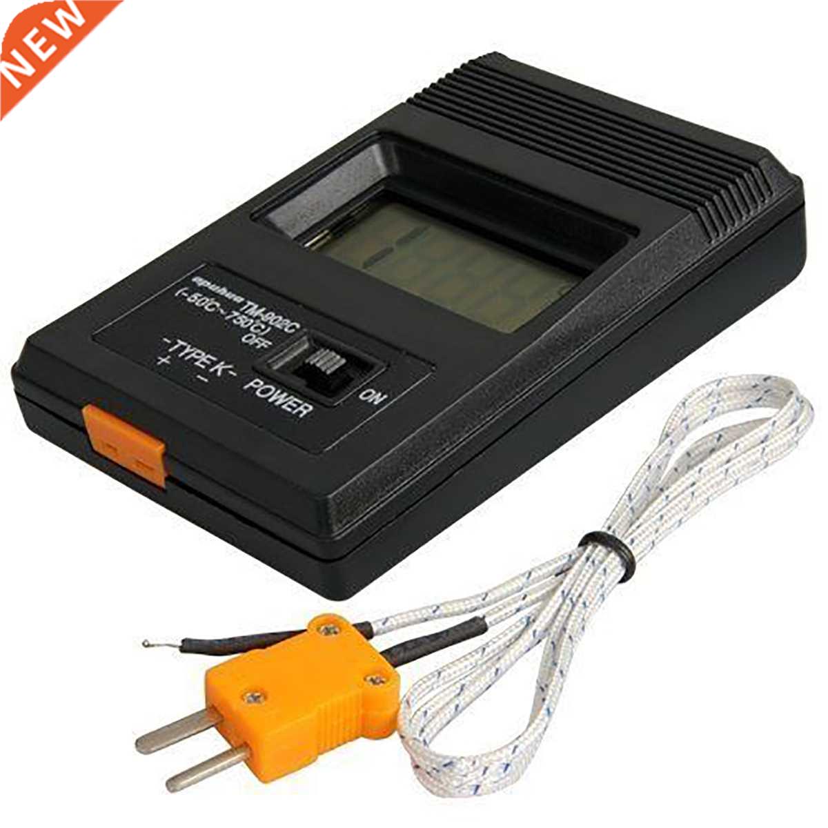 Black TM-902C LCD Screen K Type Thermometer Meter Single Inp