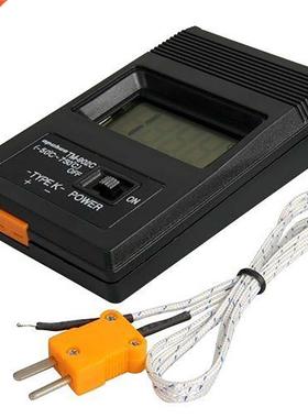 Black TM-902C LCD Screen K Type Thermometer Meter Single Inp