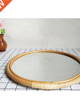 Rattan Circle Wall irror 16 Inch Round Dressing irror for
