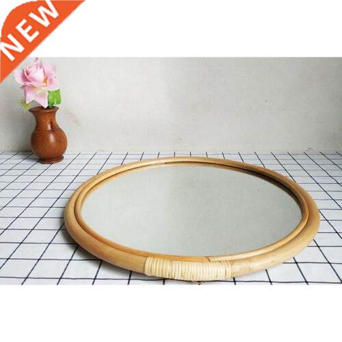 Rattan Circle Wall irror 16 Inch Round Dressing irror for