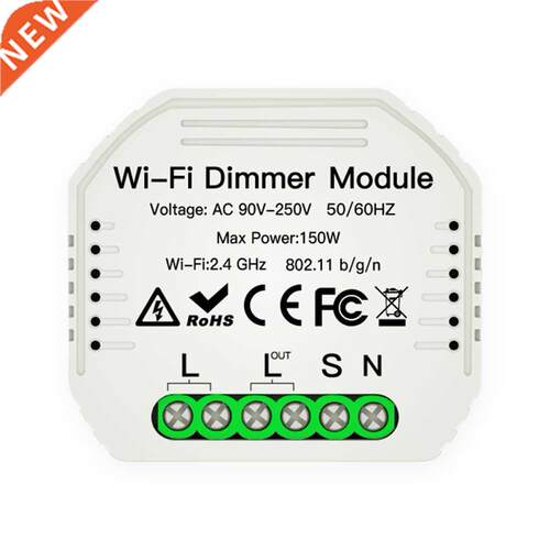 1 Gang Home DIY Mini LED WiFi Dimmer Module Tuya Remote Cont
