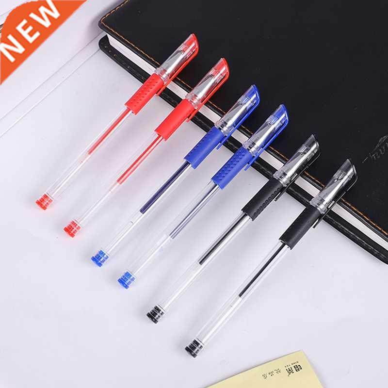 12Pcs Gel Pen 0.5mm Carbon Pen Washable Handle Kawaii Pens R