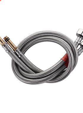 2pcs Shower Water Inlet Pipe Mixer Tap Braided Plumbing