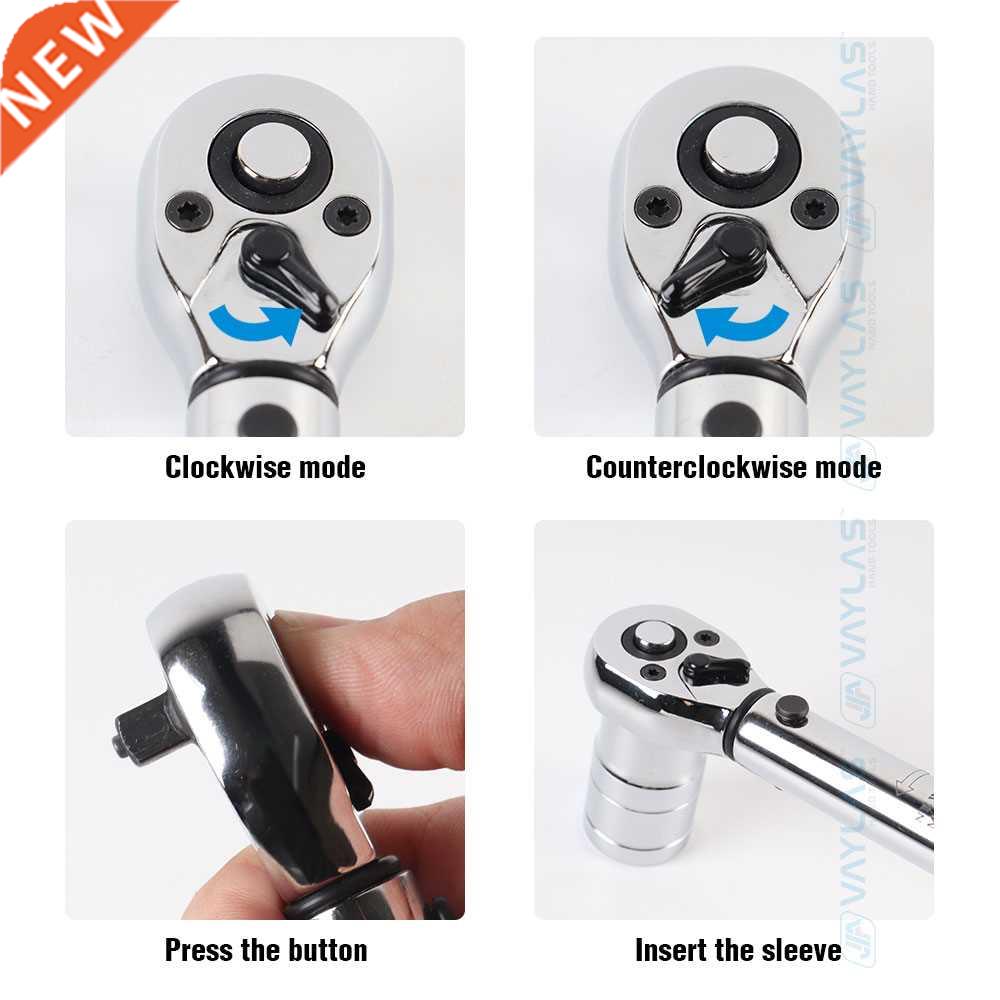 1/4'' Torque Wrench 2-14N.m/5-25N.m Two-way Ratchet