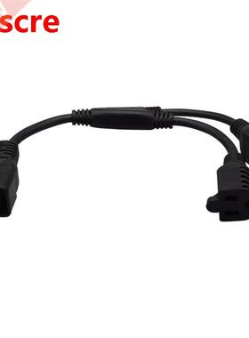 C20-2X5-15R 1 in 2 IEC320 C20 Male to 2X5-15R Female Y Type