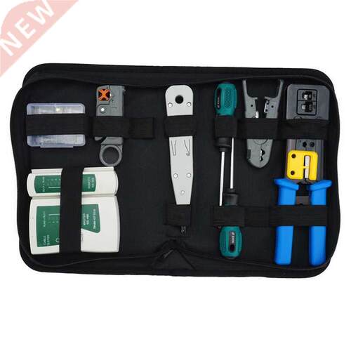 Network Tool Kit Set, Crimp Tool Rj45, Cat5 Cat6 Cable Teste
