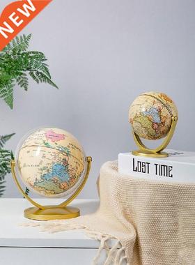 60° Rotating Earth Globe World Map With Stand Geography