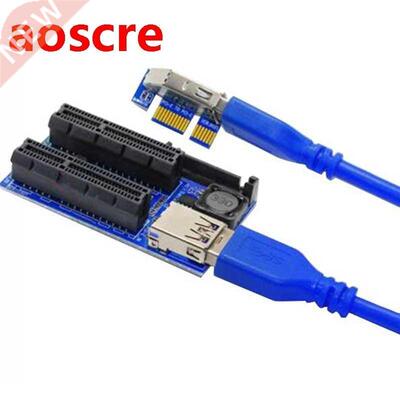 PCI Express USB .0 Adapter Raiser PC Components Extender PC