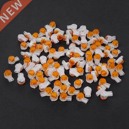 100Pcs UY2 K2 Connector Grease Filling Butt Wire Line Termin