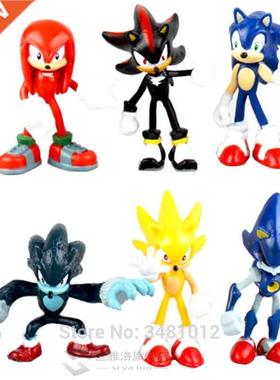 Sonic Boom Amy Rose s Tails Werehog PVC Action Figures Knuck
