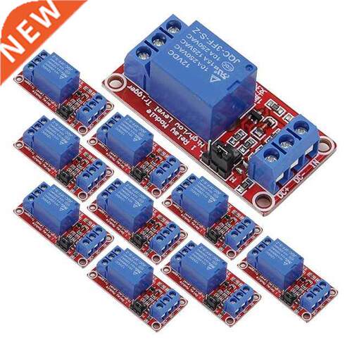 10PCS Relay Module With Optocoupler High Or Low Level Trigge