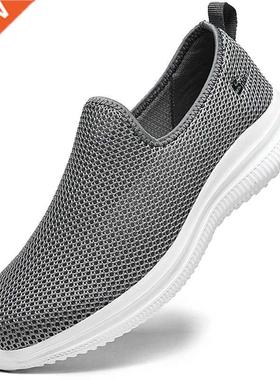 2021 New Shoes Men Loafers Light Walking Breathable Summer C