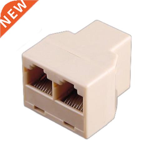5x RJ45 3 Way Network Cable Splitter Extender Plug Coupler