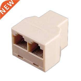 5x RJ45 3 Way Network Cable Splitter Extender Plug Coupler