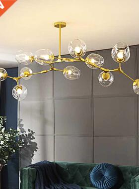 Modern Metal LED Chandelier Lighting Lustre Living Room Vill