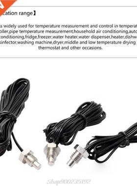 NTC 10K Theristor Teperature Sensor 8 Thread Probe Cable