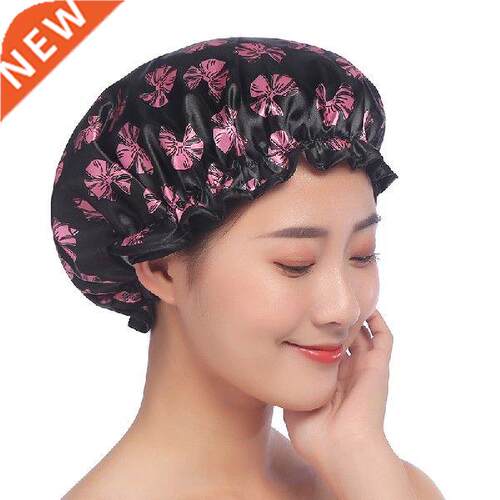 High Quality Thicken 1Pcs Waterproof Bath Hat Double Layer