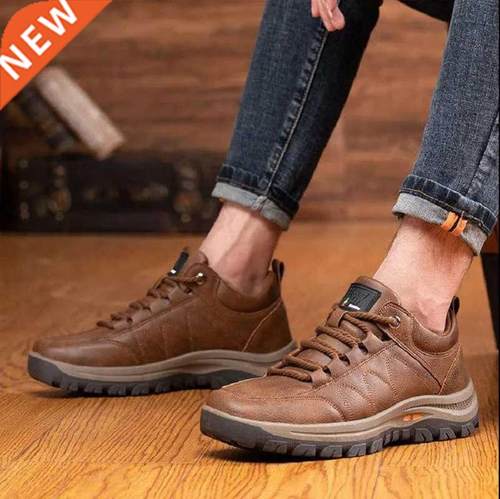Autumn Men Casual Leather Shoes Fashion Breathable Leisure S