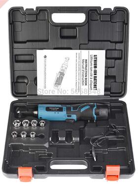 12V rechargeable battery cordless ratchet wrench with one b