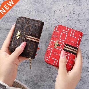 Women Bank Card Holder Little Bee Card Wallet 9 Bits Rfid Bl