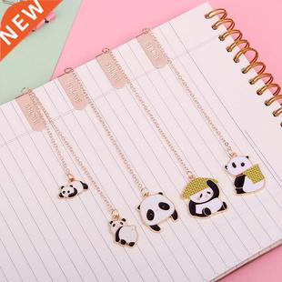 Panda Marks Pendant Book Bookmarks Creative Kawaii Stu Metal