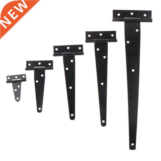 1x iron tee hinge black t hinges cabinet hinge garden shed 2