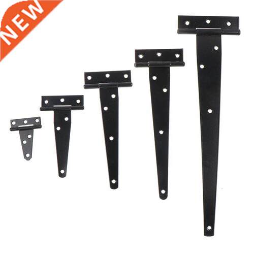 1X Iron Tee Hinge Black T hinges Cabinet Hinge Garden Shed 2