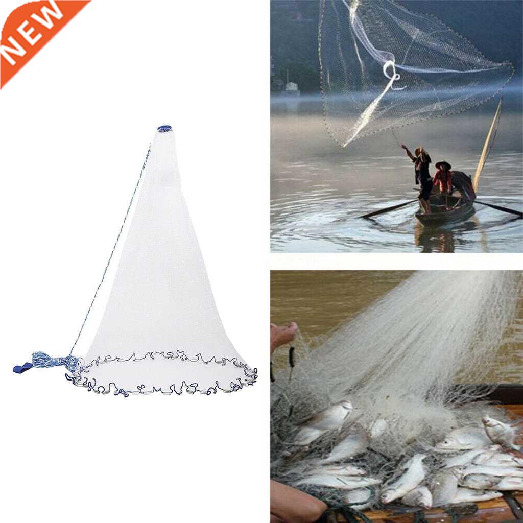 Outdoor Nylon Monofilament Cast Hand Throw Fishing Mesh Net